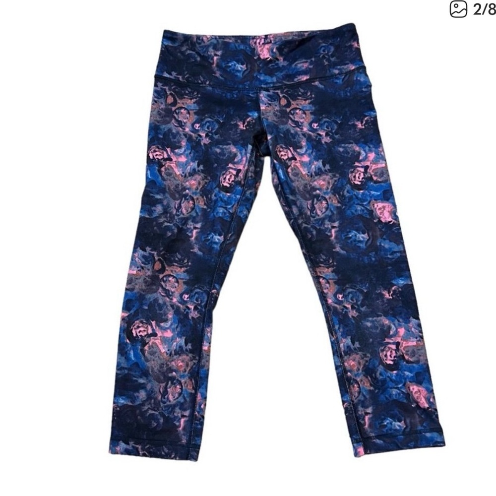 Lululemon Wunder Under Moody Mirage Capri Leggings Size 8